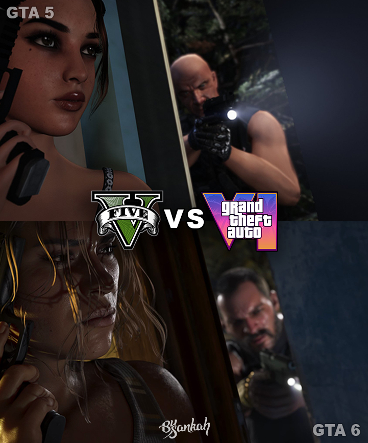 GTA 5 vs GTA 6 GRAPHICS COMPARISON ! 🔥
 
tiktok.com/@bysankah/phot…

GTA6.2026 ! 👌

#gta6 #GTAVI #gaming