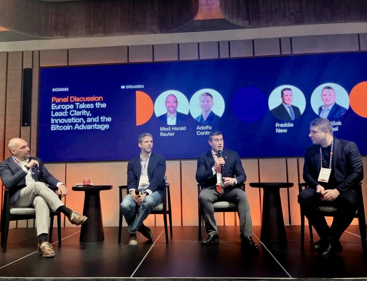 bitcoinhodlco's tweet image. Spotted at @BTCPrague Corporate Day… our very own CEO @freddienew 🧡

Don’t be shy - say hi if you see him!