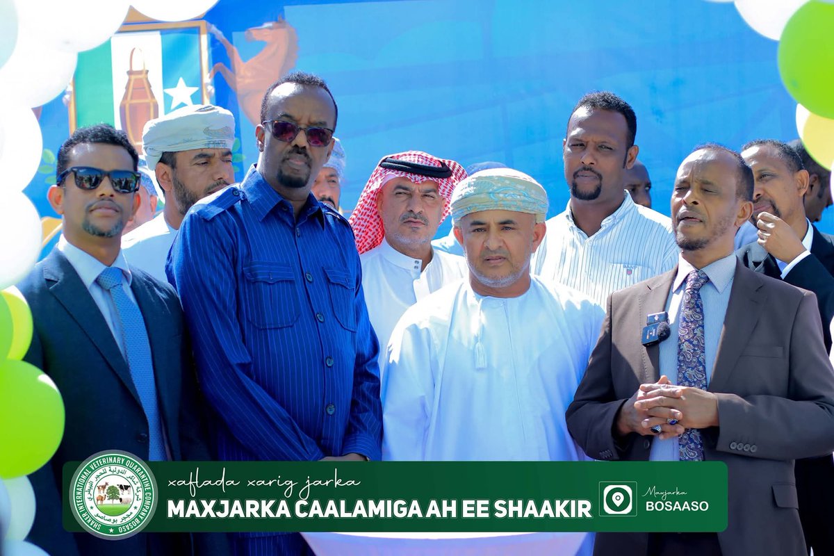 puntlandstatetv's tweet photo. #Sawiro :- Magaalada Boosaaso waxa maanta xariga laga jaray maxjarka xoolaha ah ee shaakir International Veterinary Quarantine Company. https://t.co/X6YQKypPNM