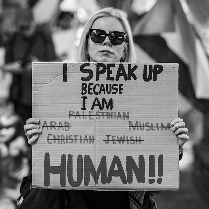 Supporting Palestine is standing against oppression and injustice everywhere.
#FreePalestine  
#Palestine  
#PalestinianLivesMatter  
#StandWithPalestine  
#SaveGaza  
#Gaza  
#Al_Quds 
#HumanRights  
#FreedomForPalestine  
#JusticeForPalestine