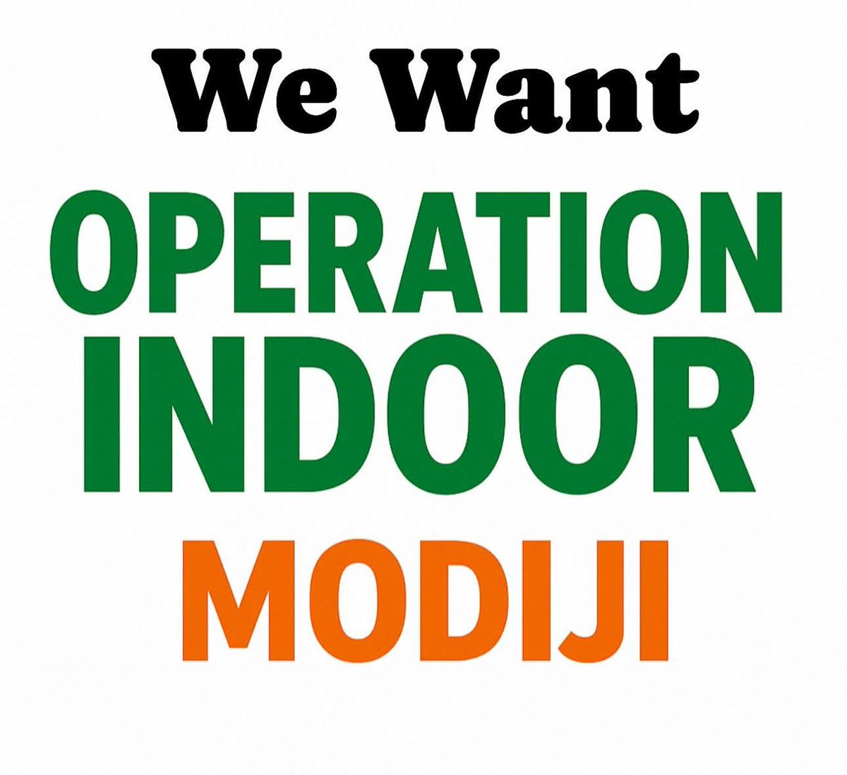 ChetanNamo's tweet photo. we want OPERATION Indoor 
@narendramodi ji,
@AmitShah ji,
@rajnathsingh ji,
@mepratap ji, https://t.co/IRNsJHXFt2