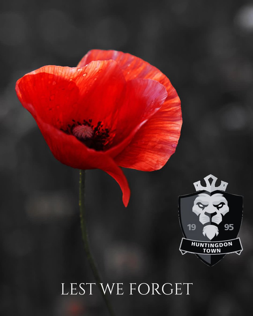 HuntersTownFC's tweet photo. We will always remember those who made the bravest sacrifice❤️🖤

#RemembranceDay #LestWeForget https://t.co/Q0I03zHXve