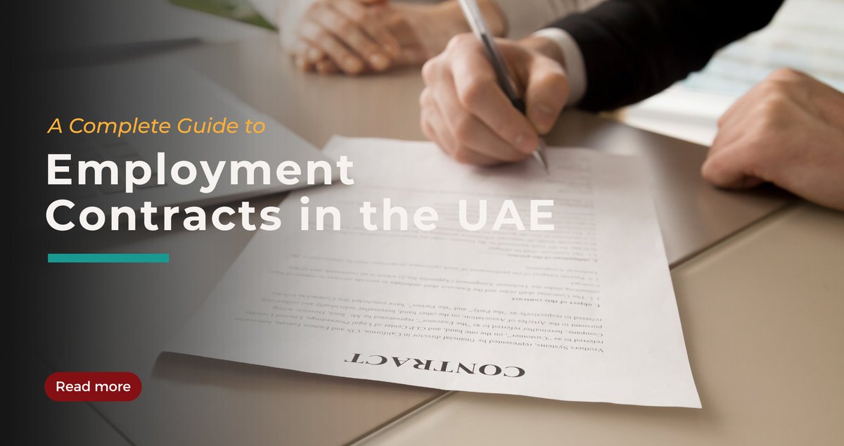 Commitbiz's tweet image. Working or hiring in the UAE? Learn the essentials of employment contracts — key legal rules, contract types, and rights for both employers and employees.

Stay informed before you sign!

To know more, read - commitbiz.com/blog/employmen…

#UAE #EmploymentContract #CommitBiz