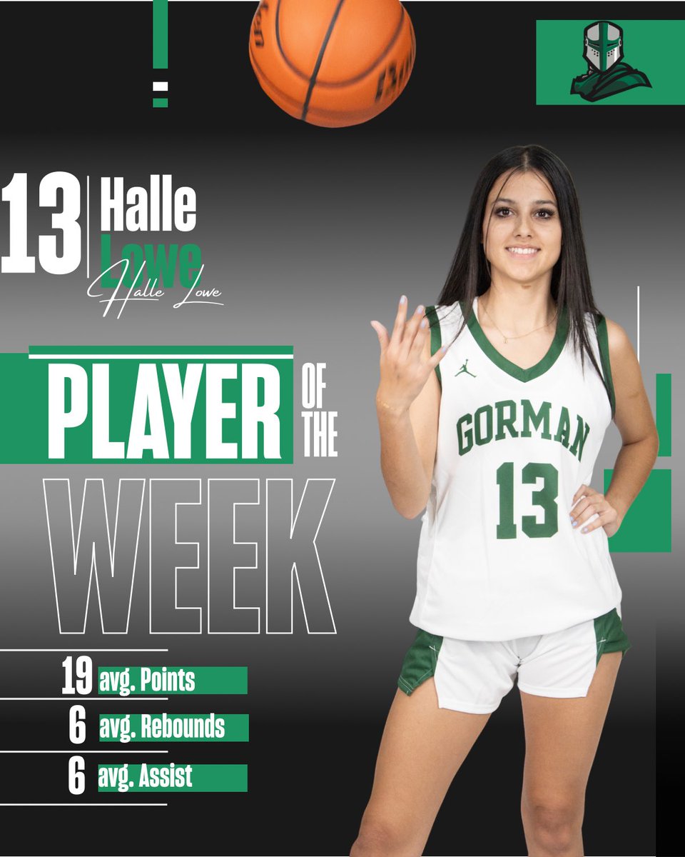 BGGirlsBB's tweet photo. Congrats to Halle Lowe for being our Player of the Week!!!! https://t.co/u5g6nUF8X1