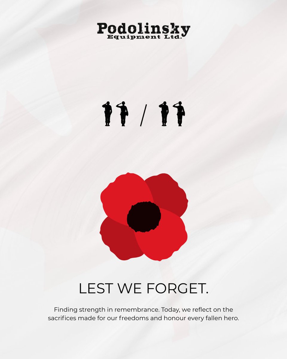 Lest we forget.

Today, and every day, we honour those who have served and those who continue to serve Canada with courage and sacrifice. 🇨🇦

#WeRemember #RemembranceDay #RoyalCdnLegion