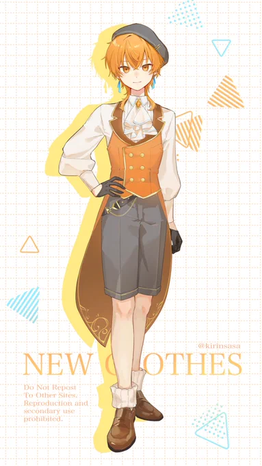 【お仕事】 詠海さんの立ち絵を描かせていただきました! お誕生日おめでとうございます〜!!