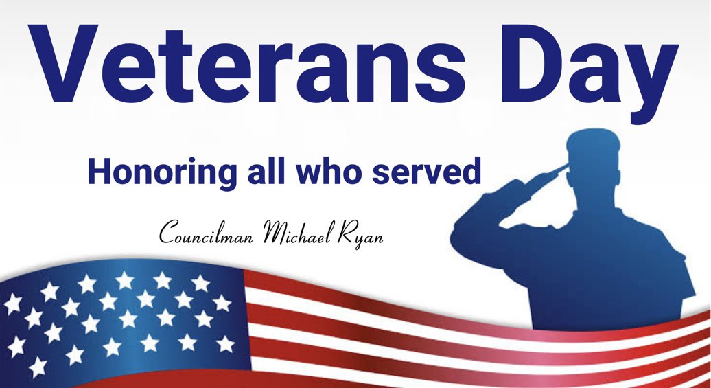 Happy Veterans Day! 

Today, we honor the courage and sacrifice of the men and women who have worn our nation’s uniform. Their bravery and service stand as a testament to the strength and values that define America.

To our veterans — thank you for your service! 

#VeteransDay 🇺🇸