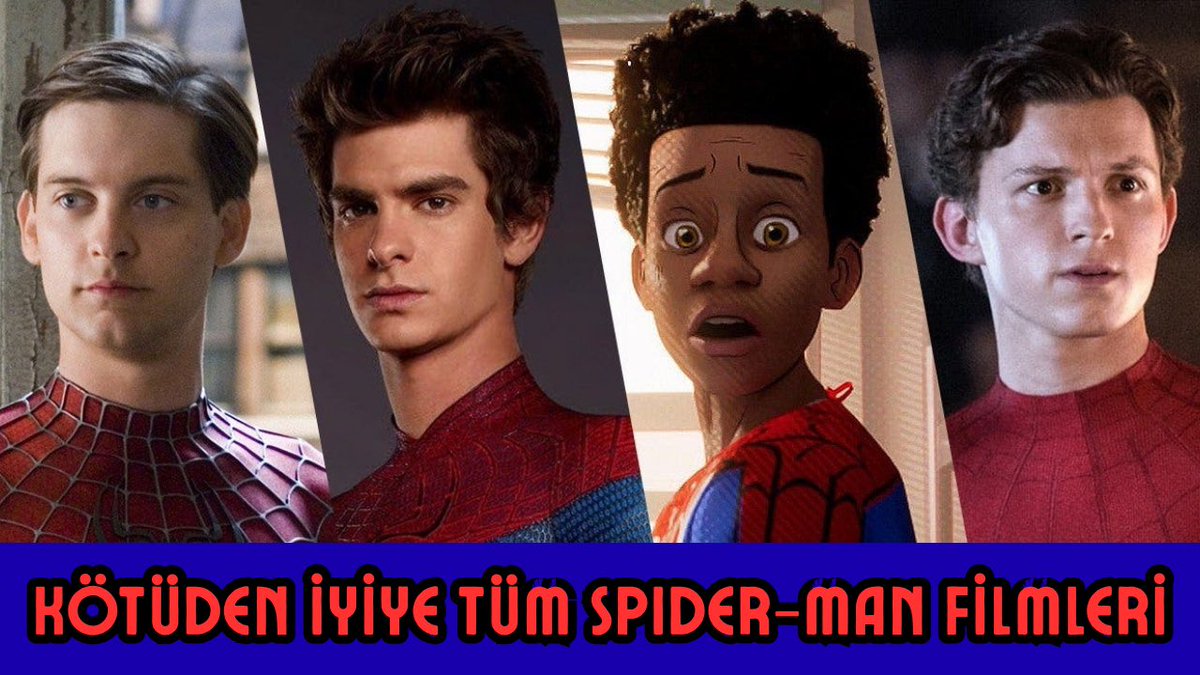 GenisPlan's tweet photo. Kötüden iyiye 10 Spider-man filmini kısa kısa değerlendirip sıraladım. Keyifli seyirler.

https://t.co/B4ZeB3hiT0 https://t.co/9BFG9zKcNs