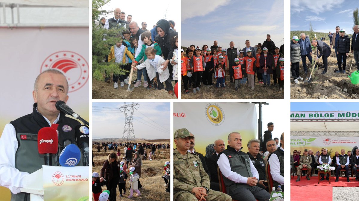 Benim Okulum Geleceğe Çare – Yeşil Vatan" projesi çerçevesinde, 11 Kasım Millî Ağaçlandırma Günü dolayısıyla ilimizde fidan dikim etkinliği 
gerçekleştirildi🌱
Valimiz Sayın Numan Hatipoğlu başkanlığında düzenlenen programa; İl Millî Eğitim Müdürlüğü, kamu kurum ve kuruluşlarının