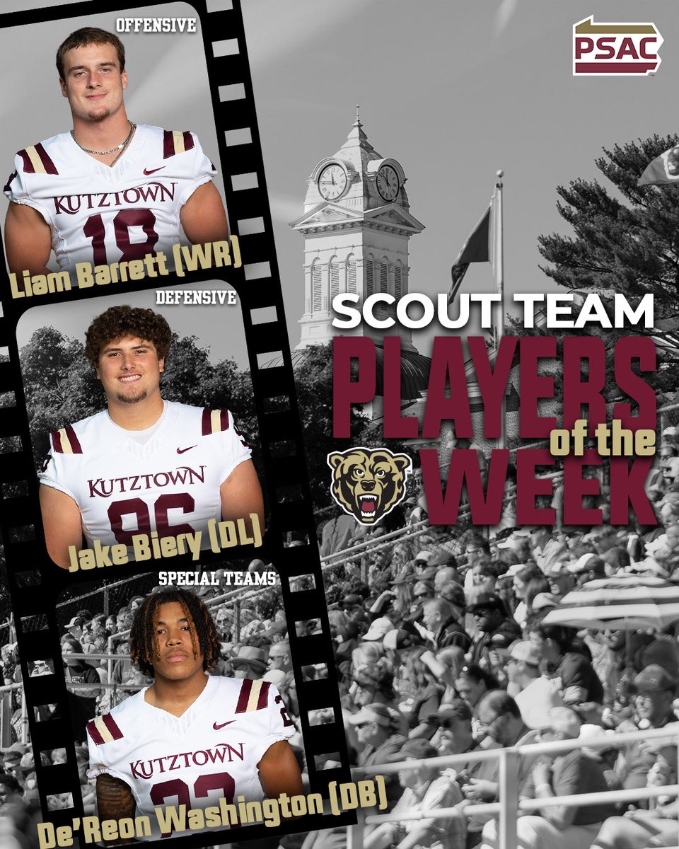 Kutztown Football 🐻 tweet media