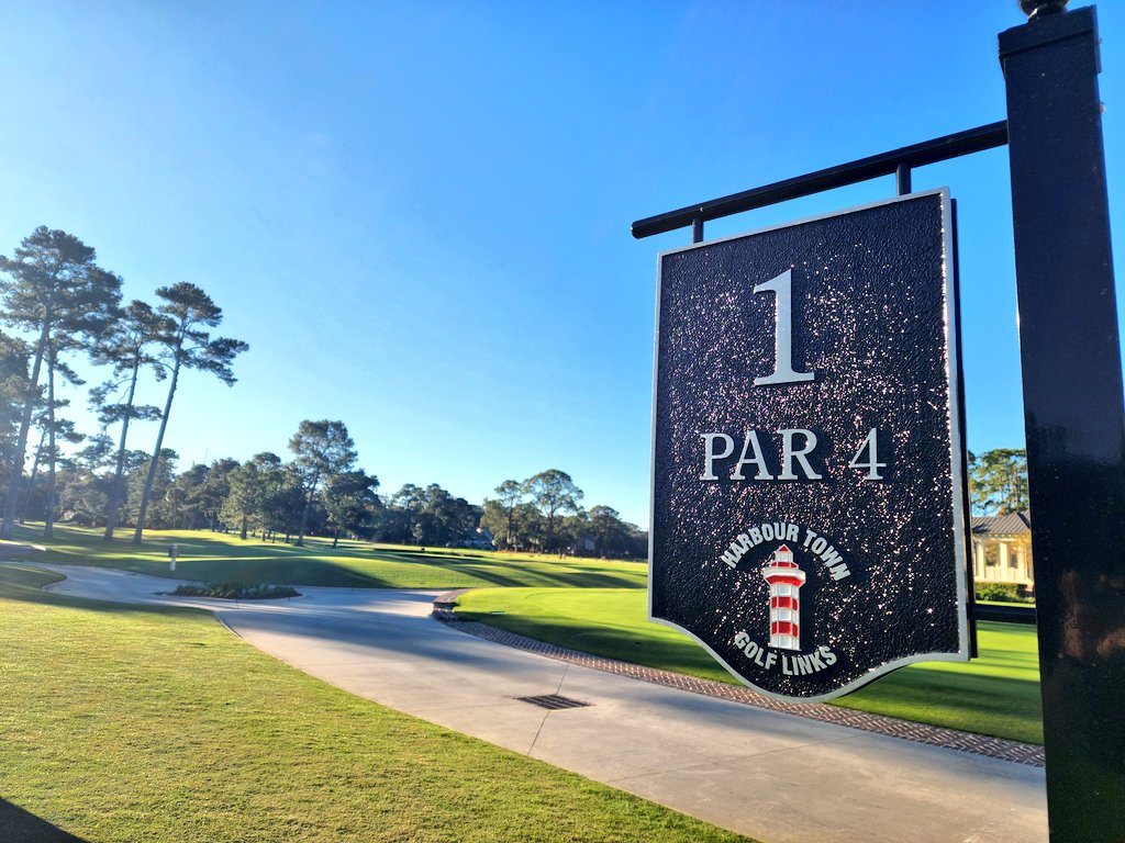 Good morning from Hilton Head Island <a href="/SeaPinesResort/">The Sea Pines Resort</a> and the  reopening of Harbour Town Golf Links.