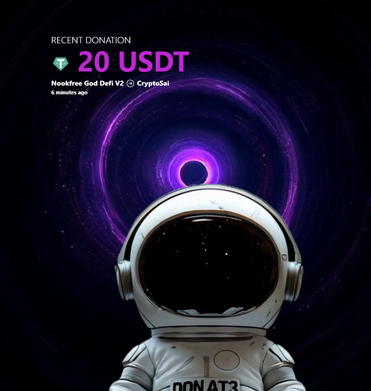 Donat3Live's tweet photo. 🚀 20 USDT tipping is huge!
@CryptoSaiV2 live stream is on fire! thanks @NookfreeGodDefi !
Let's hit follow both !!
#Donat3 https://t.co/dGgoUVWuFU