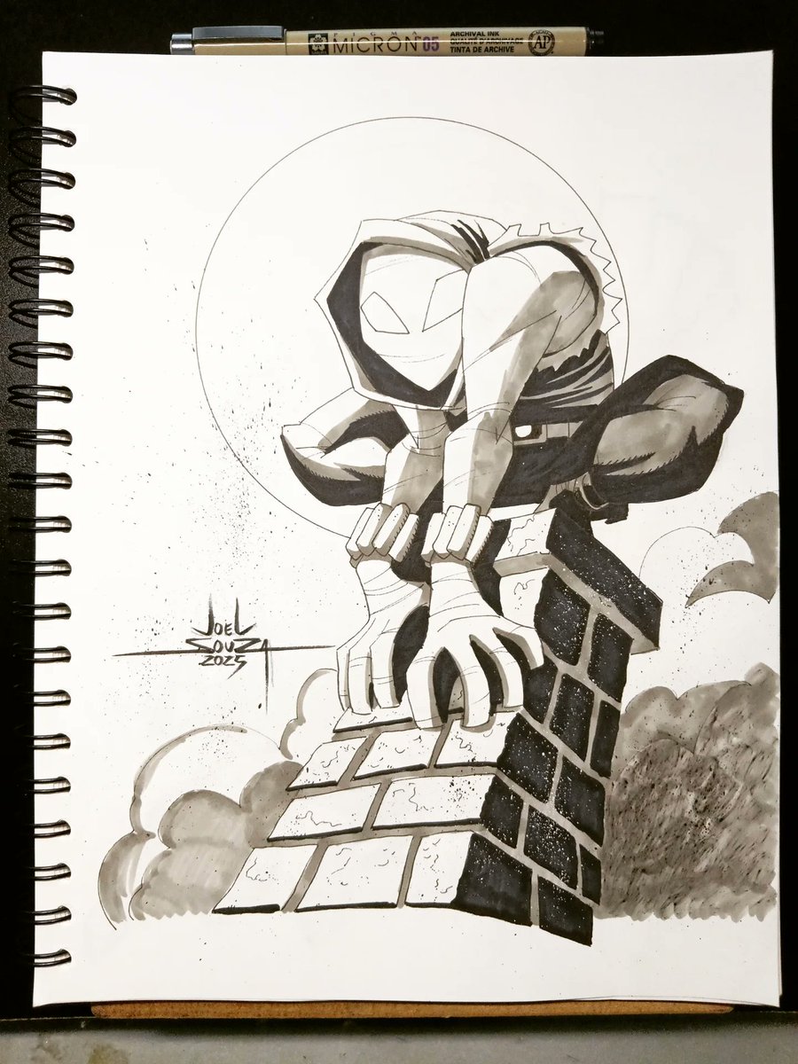 Scarlet Spider. Out of shadow. 🕸️
#SpiderVerse #MarvelFanArt #SpiderManFanArt #InkArt #CloneSaga #JoelSouzaArt