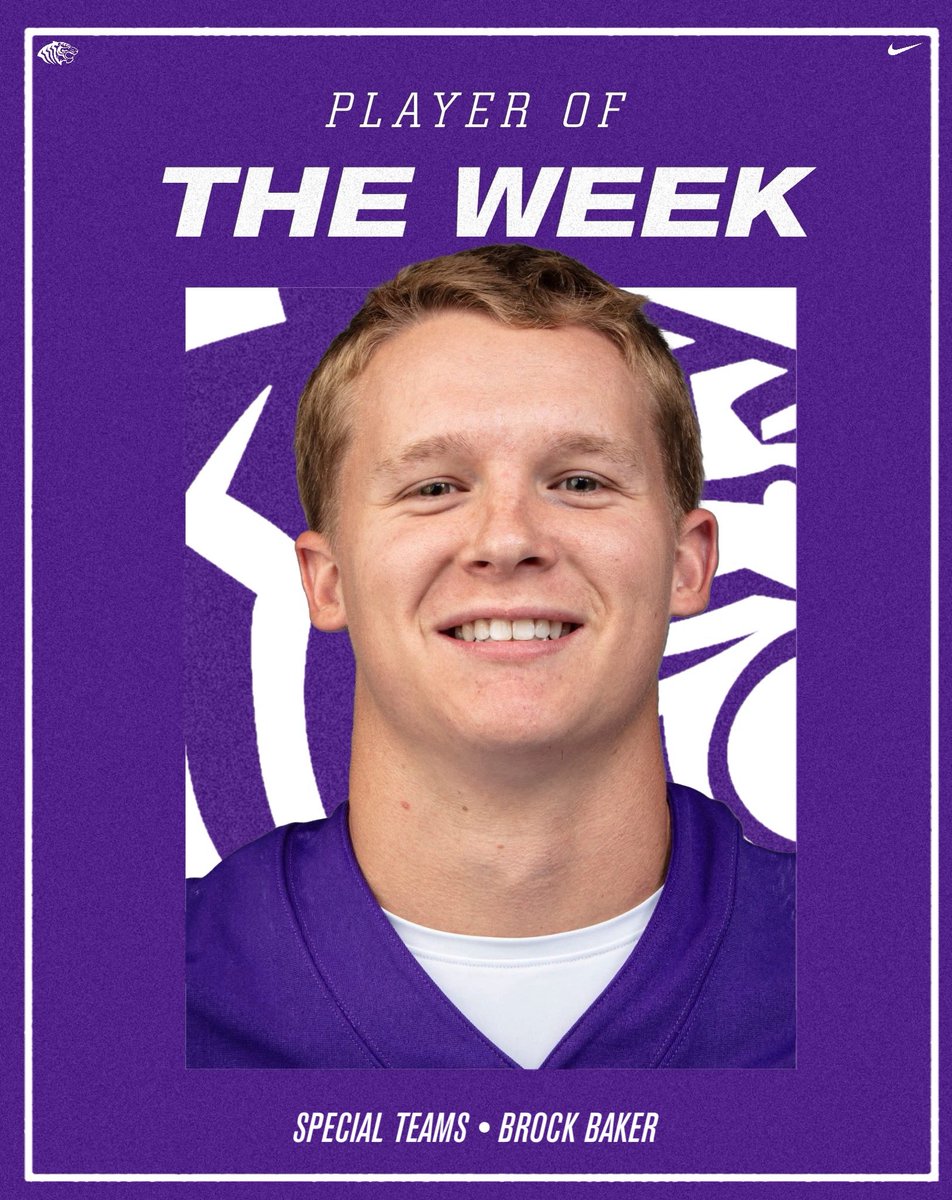 Players Of The Week: Game 10 vs SWOSU 

Chris Henley Jr - Offense
AJ Jones - Offense
Jaxson Carter - Defense
Brock Baker - Special Teams 

#FinishEmpty l #D2FB