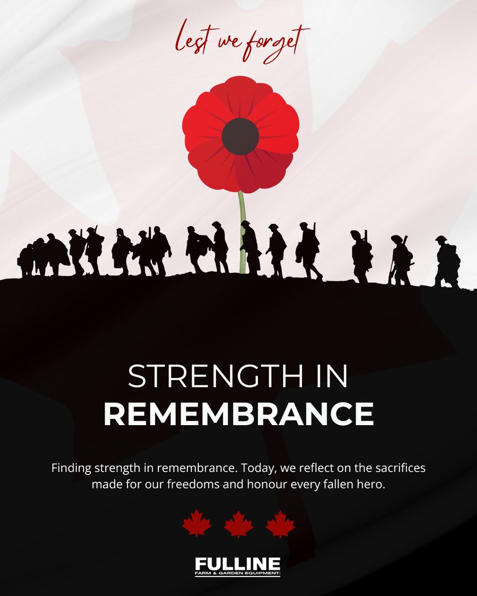 Today we pause to remember and honour those who have served—and those who continue to serve—protecting the freedoms we enjoy every day. 

#WeRemember #RemembranceDay
