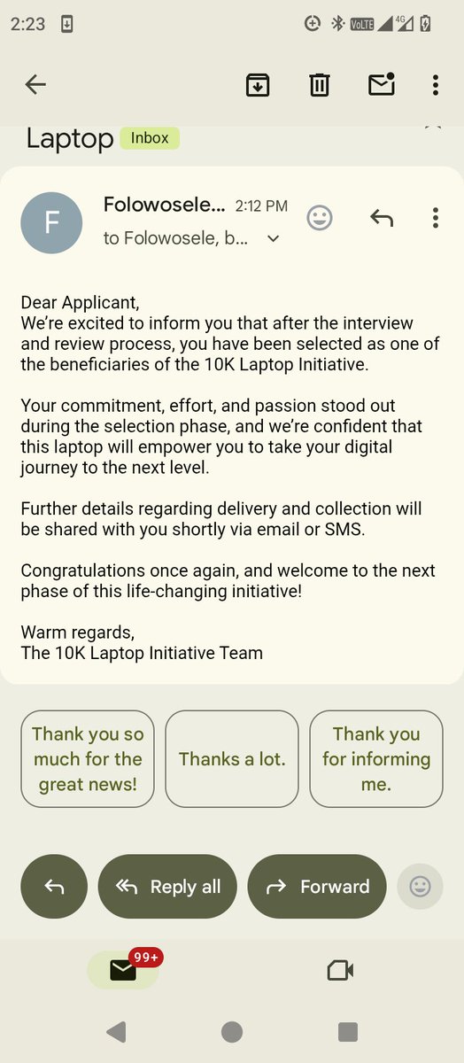 iamGudnewz's tweet image. Don&apos;t even know how to express how I am feeling right now. But this congratulations is all that I need right now, and I know it&apos;s the begining of greater things to come. I appreciate you @DONJAZZY, @silverpenydr and the entire team of #10kLaptopsProgram for this opportunity.