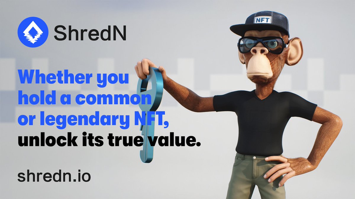ShredNProtocol's tweet image. 💫 Price discovery is broken. #ShredN fixes it.

📈 Low slippage, fair valuations based on rarity traits, and aggregated liquidity across platforms.

⚡️ Whether you hold a common or legendary #NFT, unlock its true value. Capital efficiency, finally.

$SHRED