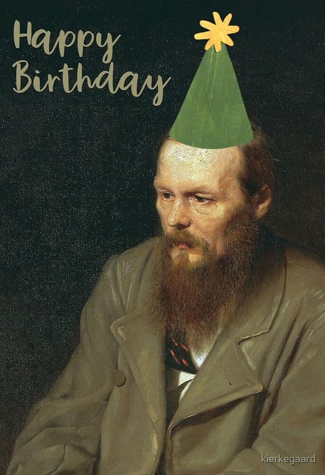 На денешен ден е роден великанот кој ја распара човечката душа со перо – Фјодор Михајлович Достоевски. За мене тој е Тринаесеттиот апостол. 
Го разоткри злото, ја возвиши верата и ни покажа дека патот до спасението исклучиво минува низ страдање. Човекот на бездната и светлината.