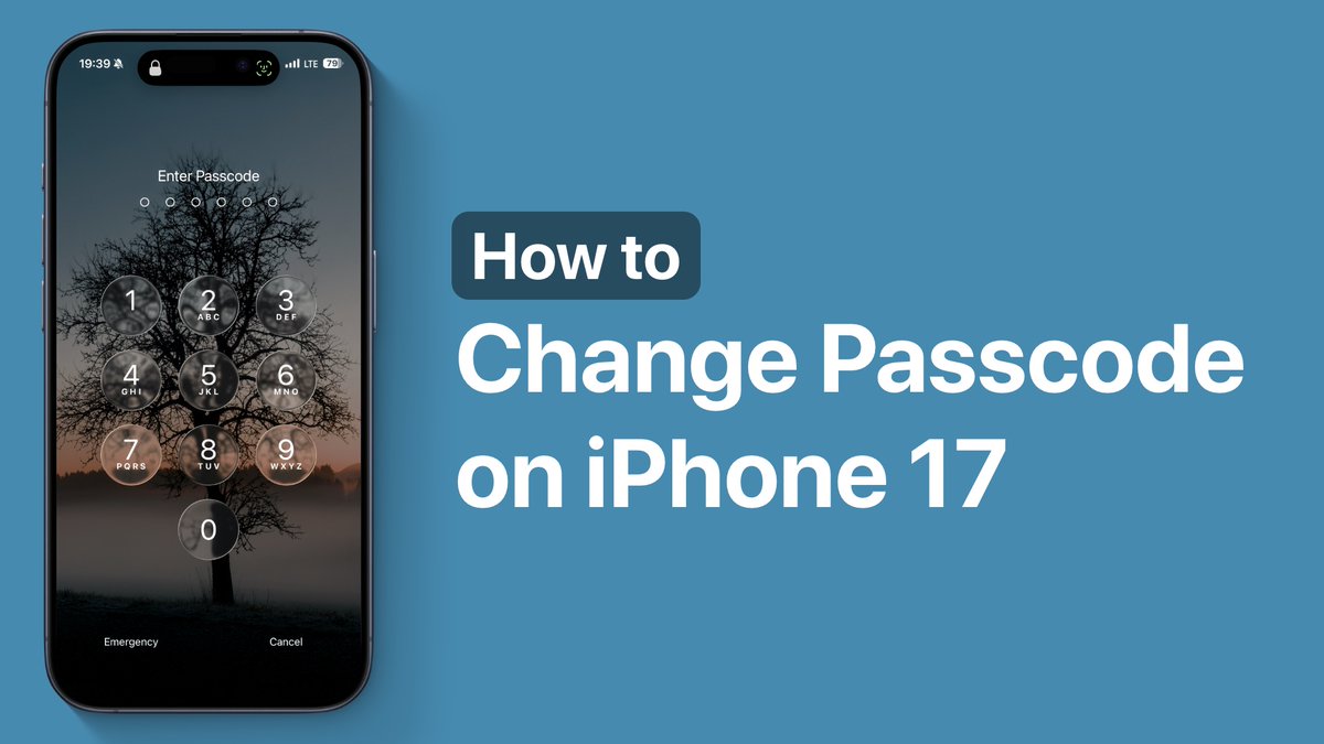 iOSHacker1's tweet image. How to Change Passcode on iPhone 17 ioshacker.com/how-to/change-…