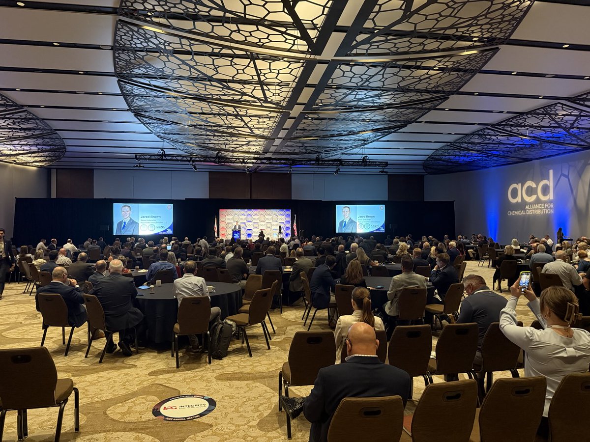 And we are off!  The 2025 ⁦<a href="/ACD_chem/">Alliance for Chemical Distribution</a>⁩ Annual Meeting in chilly Marco Island has commenced!
