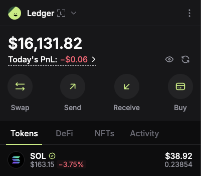 bro i have never seen a better wallet than jupiter:

- track your all your assets over the internet 
- track your live trades
- faster swaps

all in one browser extension... 
Just use Jupiter bro