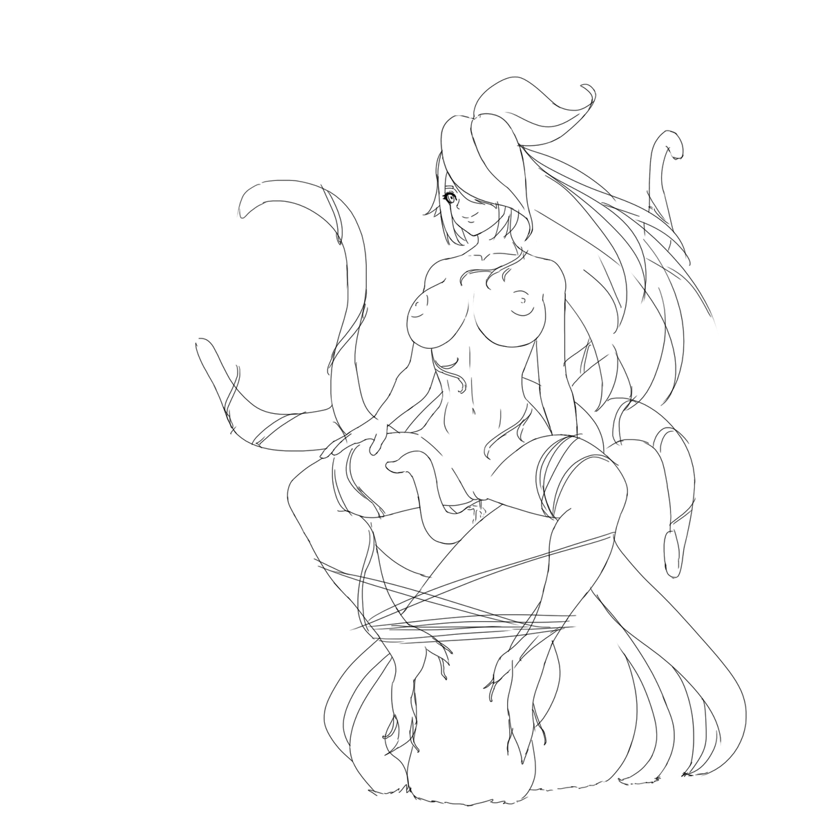 One of our spiciest character in the process

Check out more: patreon.com/dryadquest