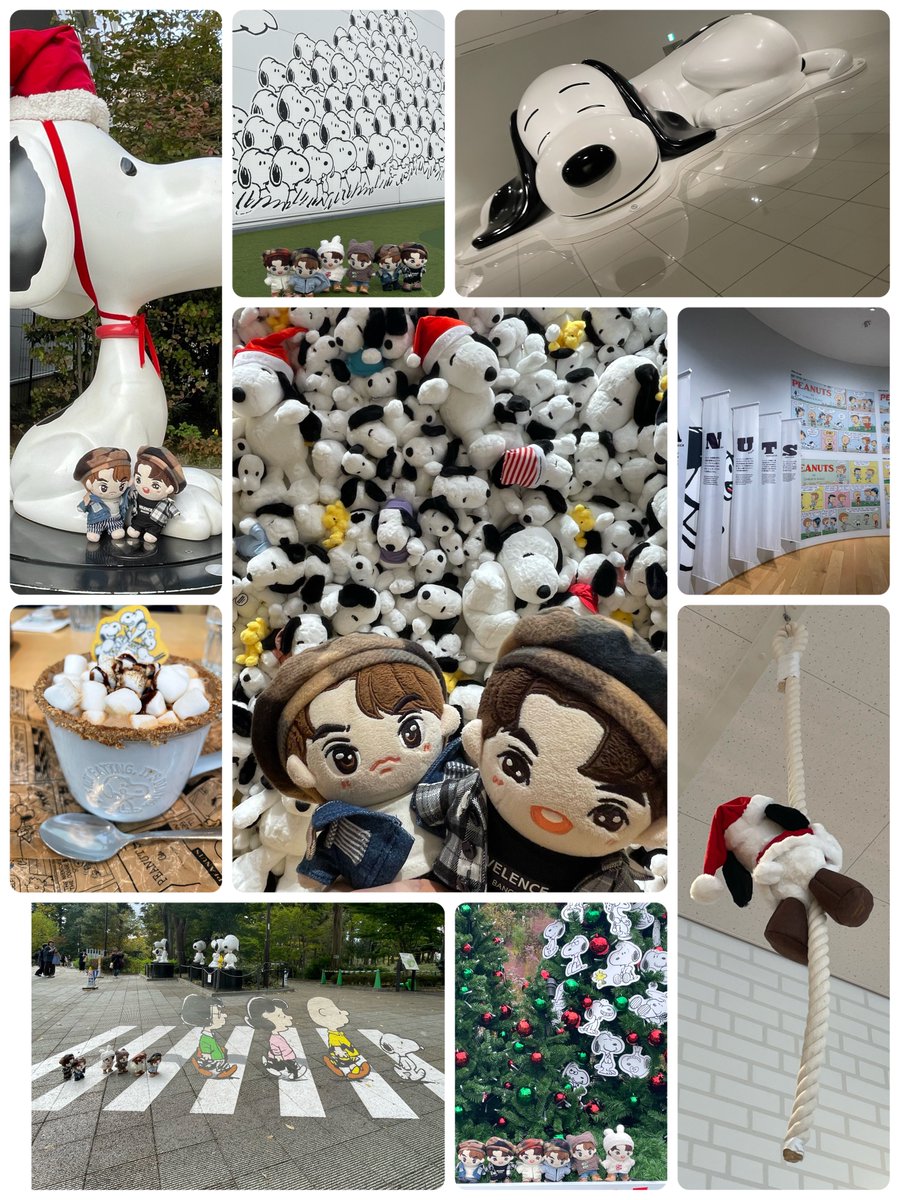 hamx1222's tweet photo. ぬい母の会in SNOOPY MUSEUM TOKYO🐶✨

身近なキャラのSNOOPYがたくさんの可愛いが止まらない癒しの空間でした🥰
アメコミ🇺🇸「PEANUTS 」の世界も存分に味わえて
食べて観て喋って笑って、楽しい楽しい1日💕

ままんちゃん、emuちゃん、今日もありがとう🙏✨
幽霊部員の私ですがまた遊んでね☺️🫰✨ https://t.co/A6G2DSUfwI