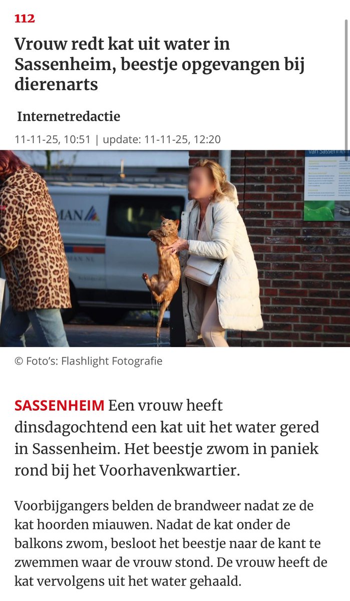 Hier gaan we donderdag in de Katwijkse raad ook actie op ondernemen. Een tijdje terug benaderde de onderneemster van de dierenwinkel in Rijnsburg mij dat er te veel ongelukken bij de Vliet gebeuren. Een simpel faunatrappetje kan dierenlevens redden.