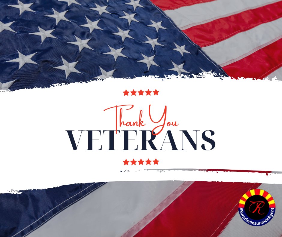 Today, we pause to honor the brave men and women who have served our country with courage, dedication, and sacrifice.

If you know a veteran, take a moment to thank them today — a simple “thank you” can mean more than you know.

#SurpriseInsuranceAgent
#VeteransDay