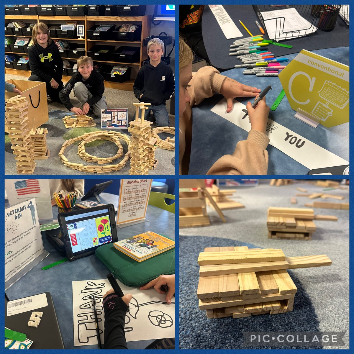 MrsOsbornAES's tweet image. We had a #RIASEC Party in the #AESLLC for Veterans Day. Lots of great work was seen throughout the week! 🇺🇸♥️🤍💙