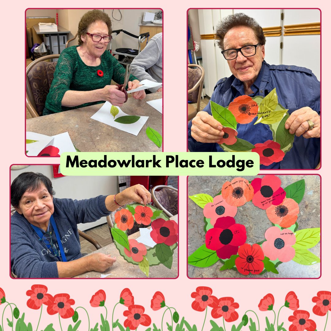 GEFSeniors's tweet image. Today we remember the courage &amp;amp; sacrifice of all who served. #YEGSeniors reflected through stories from Sgt. Shirley Jew with @HistoricaCanada’s #MemoryProject &amp;amp; crafts with Music for Memory @Ualberta students. #Lestweforget #RemembranceDay ❤️🍁