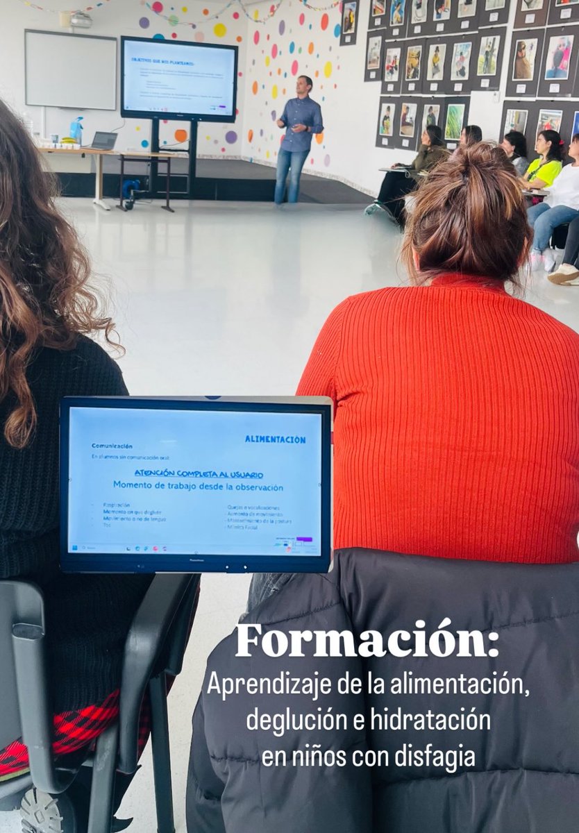CEEPrincDonJuan's tweet image. Formarse también es cuidar 💚
Ayer gran parte del personal del cole participó en una jornada sobre disfagia, reforzando su compromiso con la atención y el bienestar del alumnado. 🌈

#EducaciónEspecial #FormaciónDocente #Disfagia #CuidarEsEducar #Inclusión