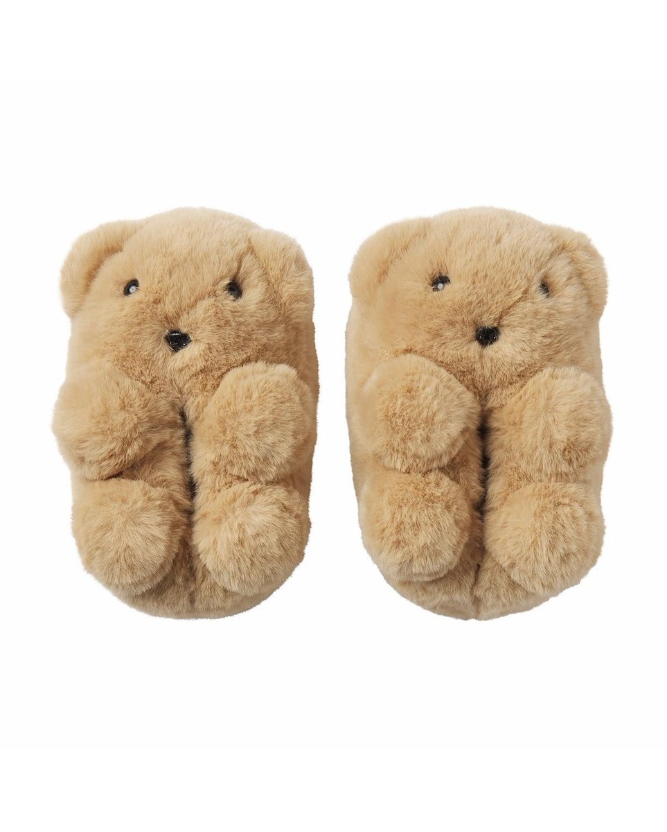 스킴스 테디베어 슬리퍼