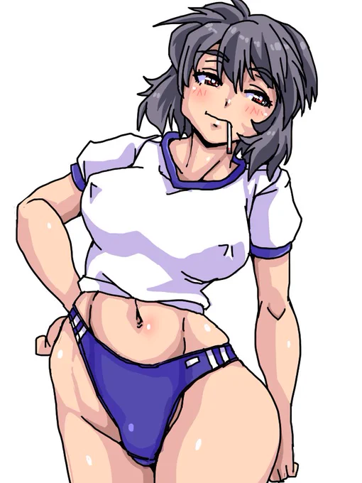 ハイレグブルマ 9人目 従子先生 ©t360さん()