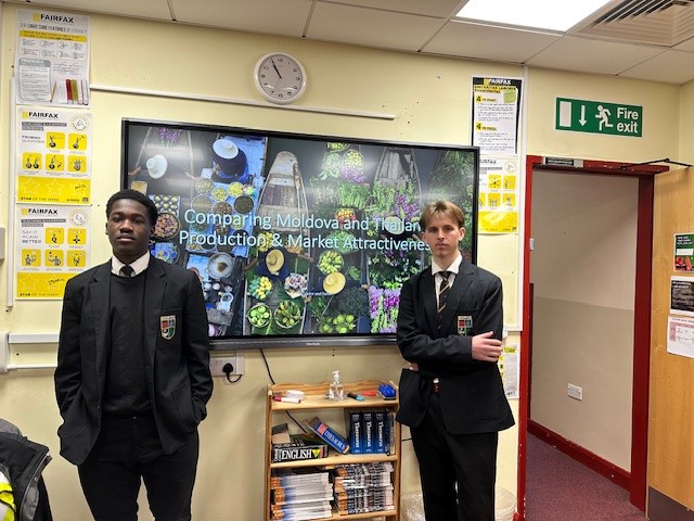 FAIRFAXBusComp's tweet photo. So proud of our Year 13 Economics students! They explored economies worldwide - identifying where to sell and manufacture. (Part 1) @FFaxPrincipal @FairfaxSchool https://t.co/wusXZB4YyC