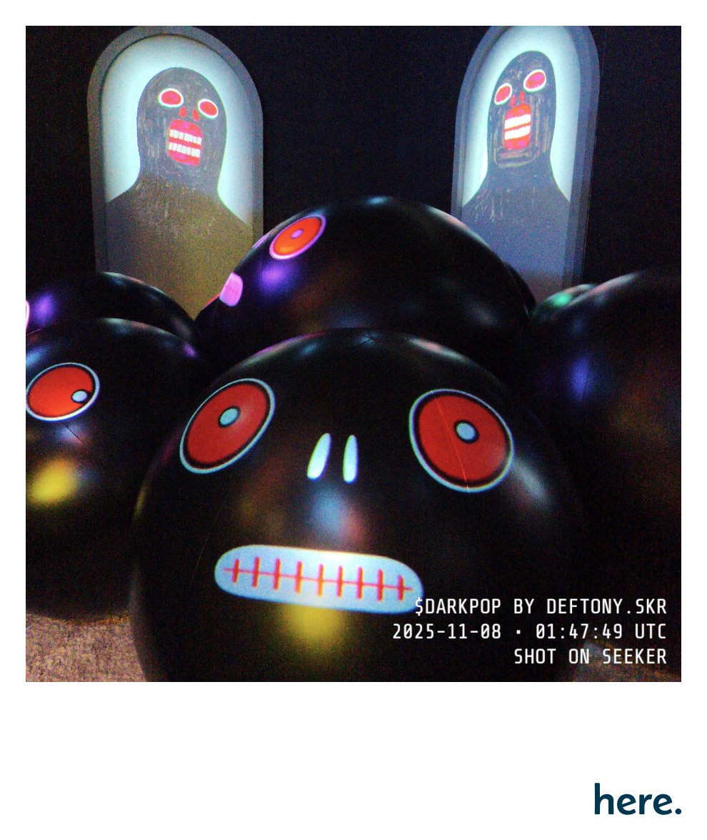 GM

Got a keep my HERE. dAPP aesthetically pleasing so here is dope Photoken for the day

$DARKPOP is now available on JUP
Shoot on Seeker 

jup.ag/tokens/9TAy38t…