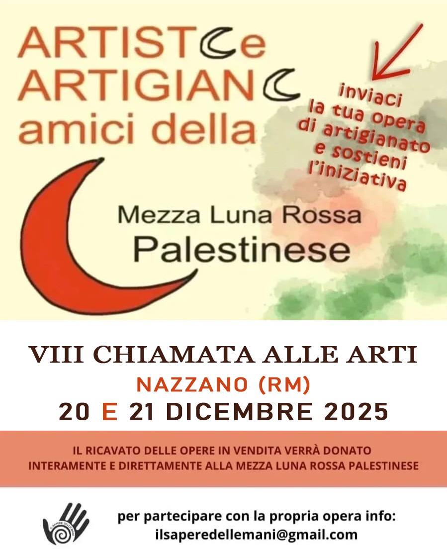 mani_il's tweet photo. A tutti gli #artigiani.
Dona una tua opera o manufatto 
I soldi saranno direttamente versati alla Mezza Luna... E sarai avvisata.
Per partecipare inviare alla mail ilsaperedellemani@gmail.com una foto e una scheda con Autore Titolo Tecnica/Materiale   Costo( consiglio per vend... https://t.co/hLZxCQPezh