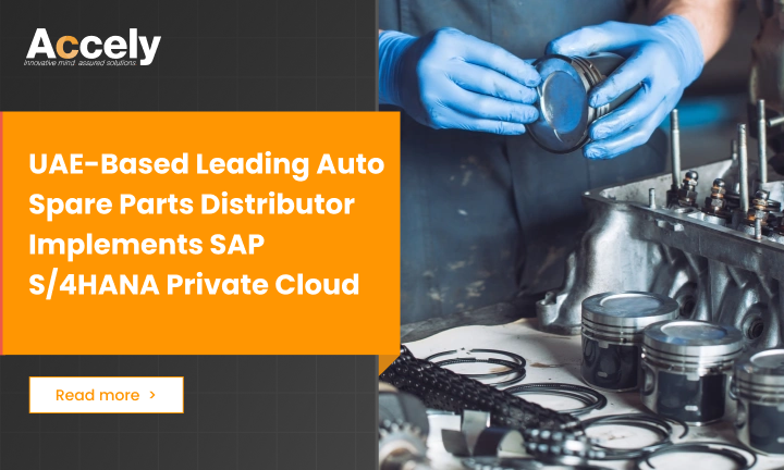 accelygroup's tweet image. A leading UAE-based auto spare parts distributor has embraced SAP S/4HANA Private Cloud — streamlining operations, automating processes, and achieving new levels of efficiency and scalability.

Discover more : accely.com/news/uae-auto-…

#Accely #SAPS4HANA #SAPImplementation