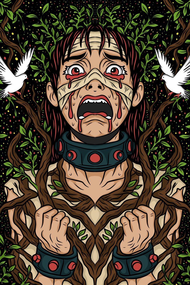 🫂 Support Meaningful Arts 🫂

#StopViolenceAgainstWomen 
Spread Awareness about mutual respect &amp; freedom is our duty. A cry breaks through silence, bound yet alive, Bleeding eyes whisper truths that survive. Respect is mutual.

🩸 Bound Soul &amp; Silent Pain 🩸
Edition - 3 $XTZ 🔗