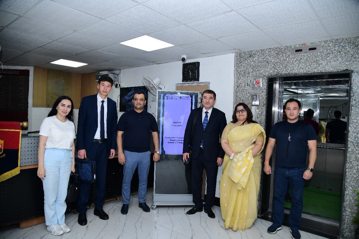 NFSU_Delhi's tweet image. Today, we had the honour of welcoming a distinguished delegation from the National Forensic Laboratory, Ministry of Justice, Republic of Uzbekistan.

#NFSU #InternationalDelegation #ForensicScience #Uzbekistan #GlobalPartnership #AcademicExchange #JusticeAndScience #DelhiCampus