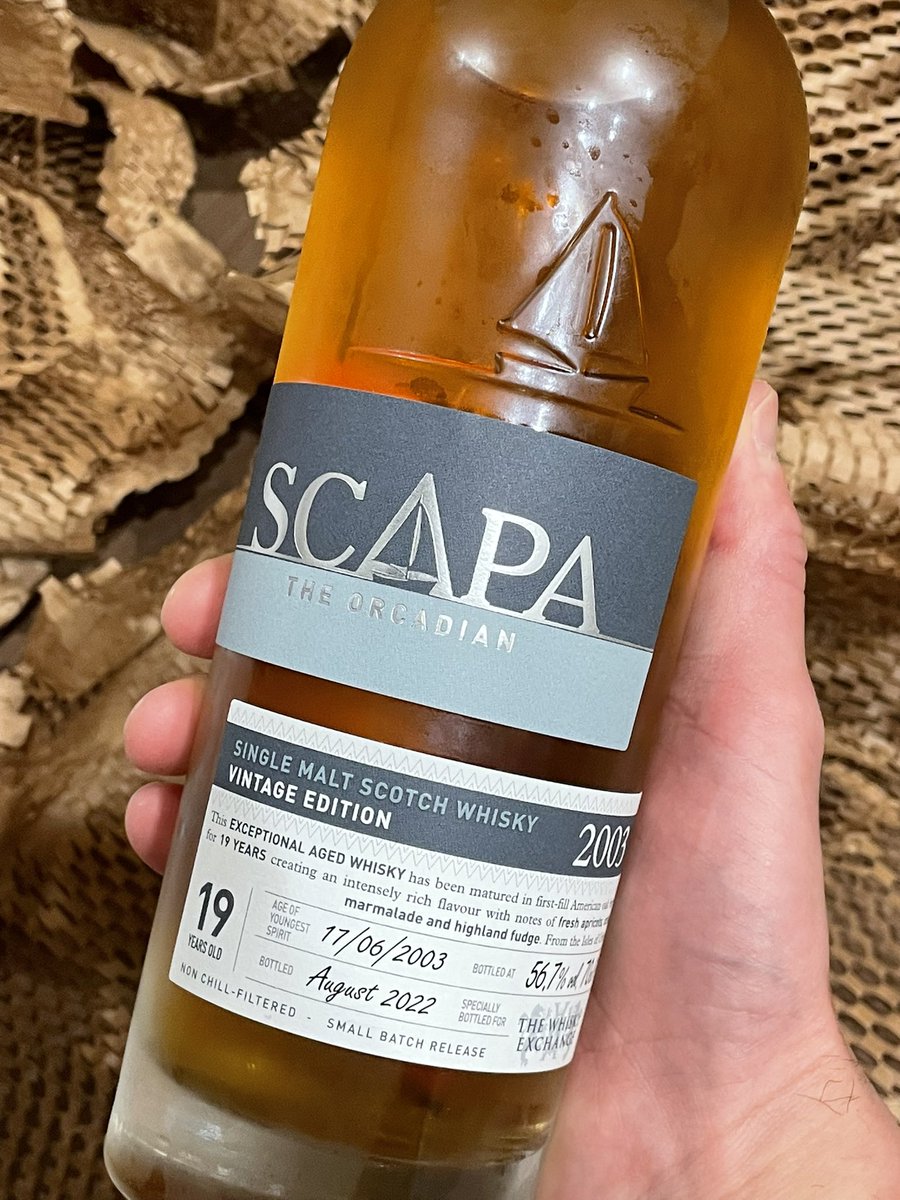mii_whisky's tweet image. 第一陣のスキャパが届きました
#thewhiskyexchange #scapa