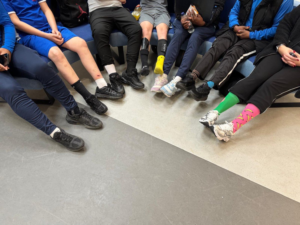 Evolution_Educ's tweet photo. Students celebrating Anti Bullying Week with Odd Socks Day! https://t.co/avjCRlalSo