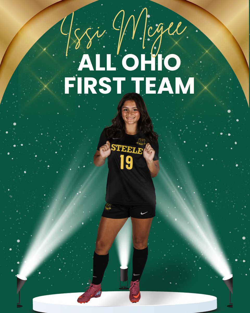 Congratulations to Isabelle McGee-1st Team All-Ohio! The fifth Lady Comet to earn these honors.  Well done Issi!!!