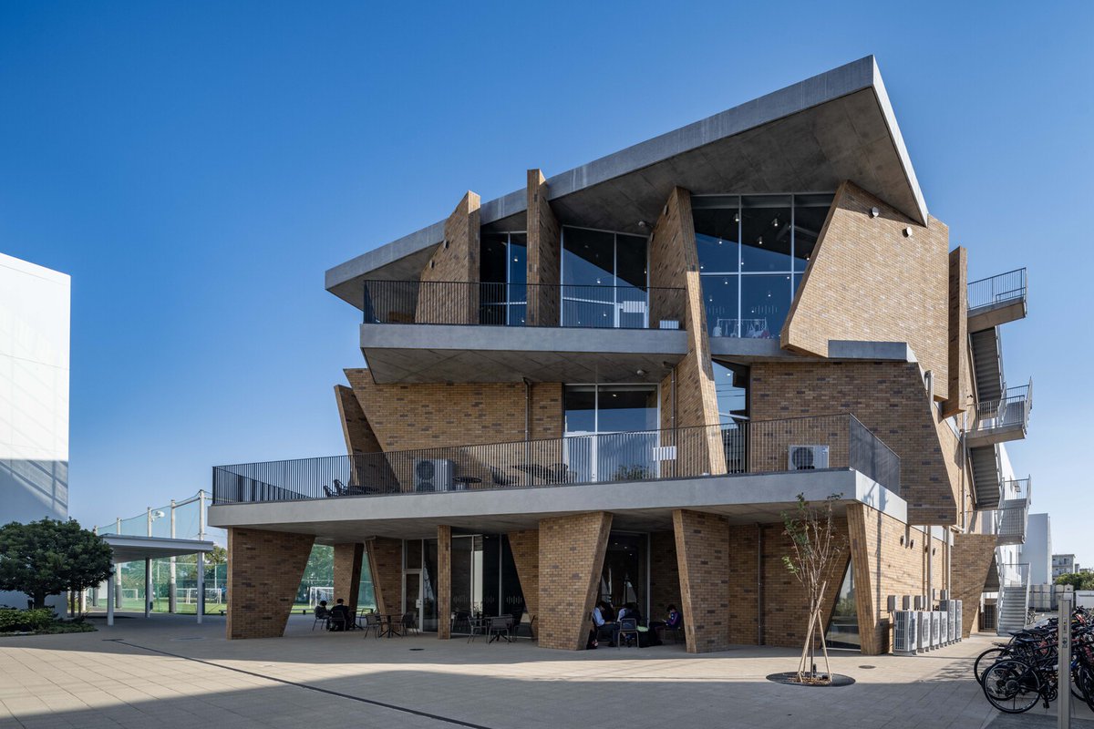 illustrarch's tweet image. Shonan Institute of Technology High School Library by kousou &amp;amp; Fukei Co.

#library #architects #design #architecture #illustrarch