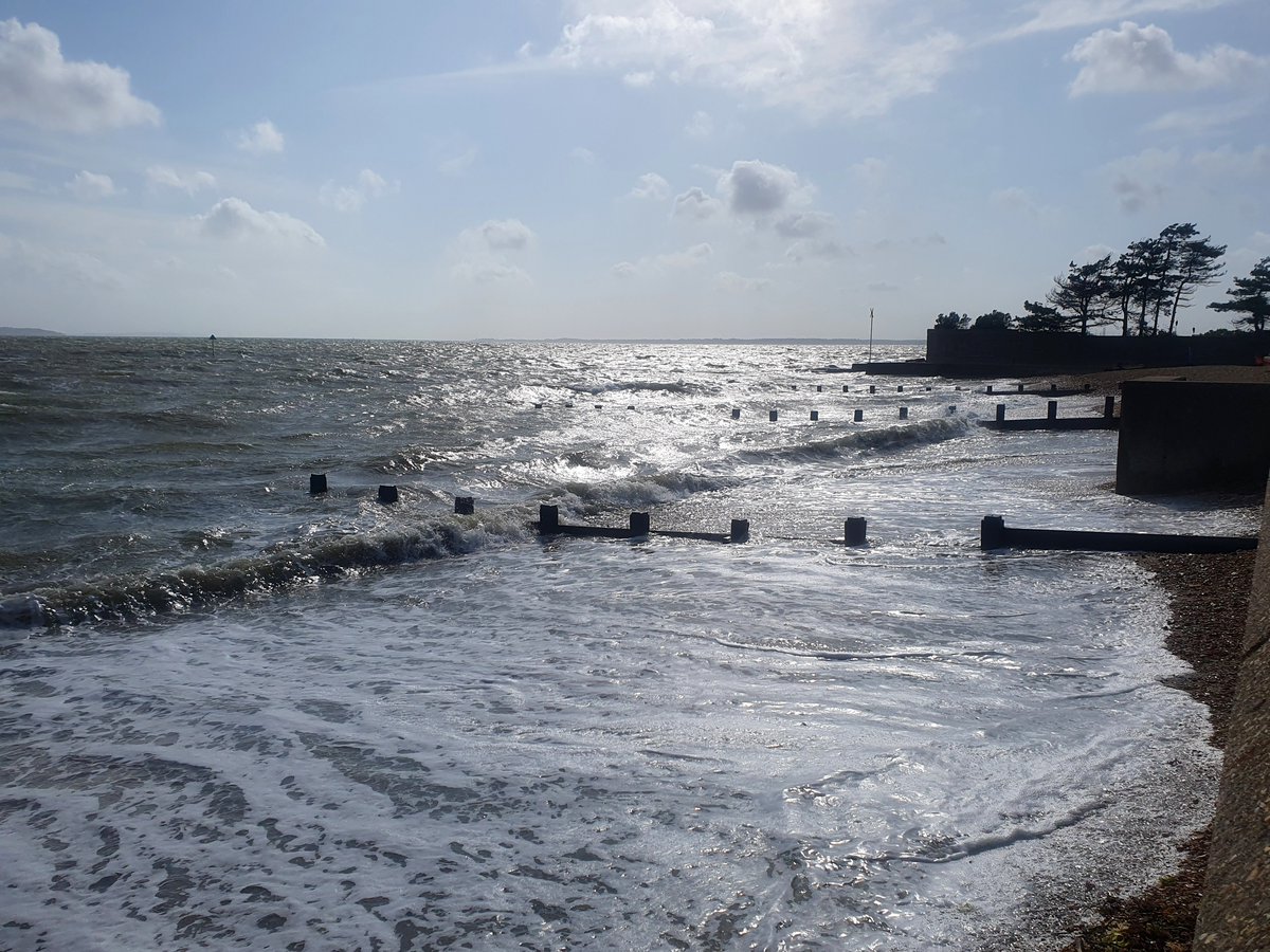 Another windy morning down on the Solent