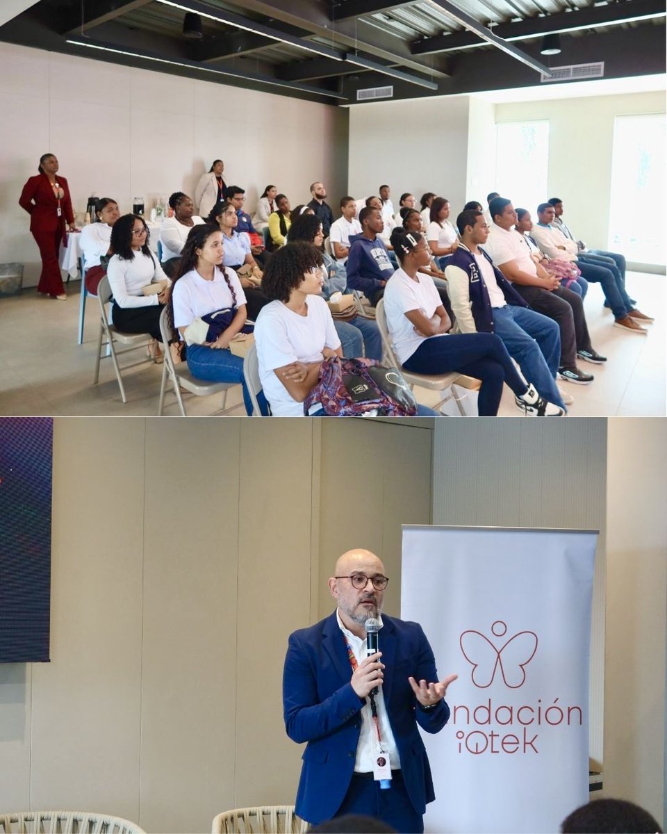 Iqtek_Solutions's tweet photo. Recibimos en nuestras instalaciones a 20 jóvenes egresados de los programas de la Fundación iQtek. Durante la jornada, los participantes tuvieron la oportunidad de conocer de cerca nuestras operaciones, interactuar con nuestros colaboradores y participar en charlas inspiradoras. https://t.co/OVUa3xcYVk