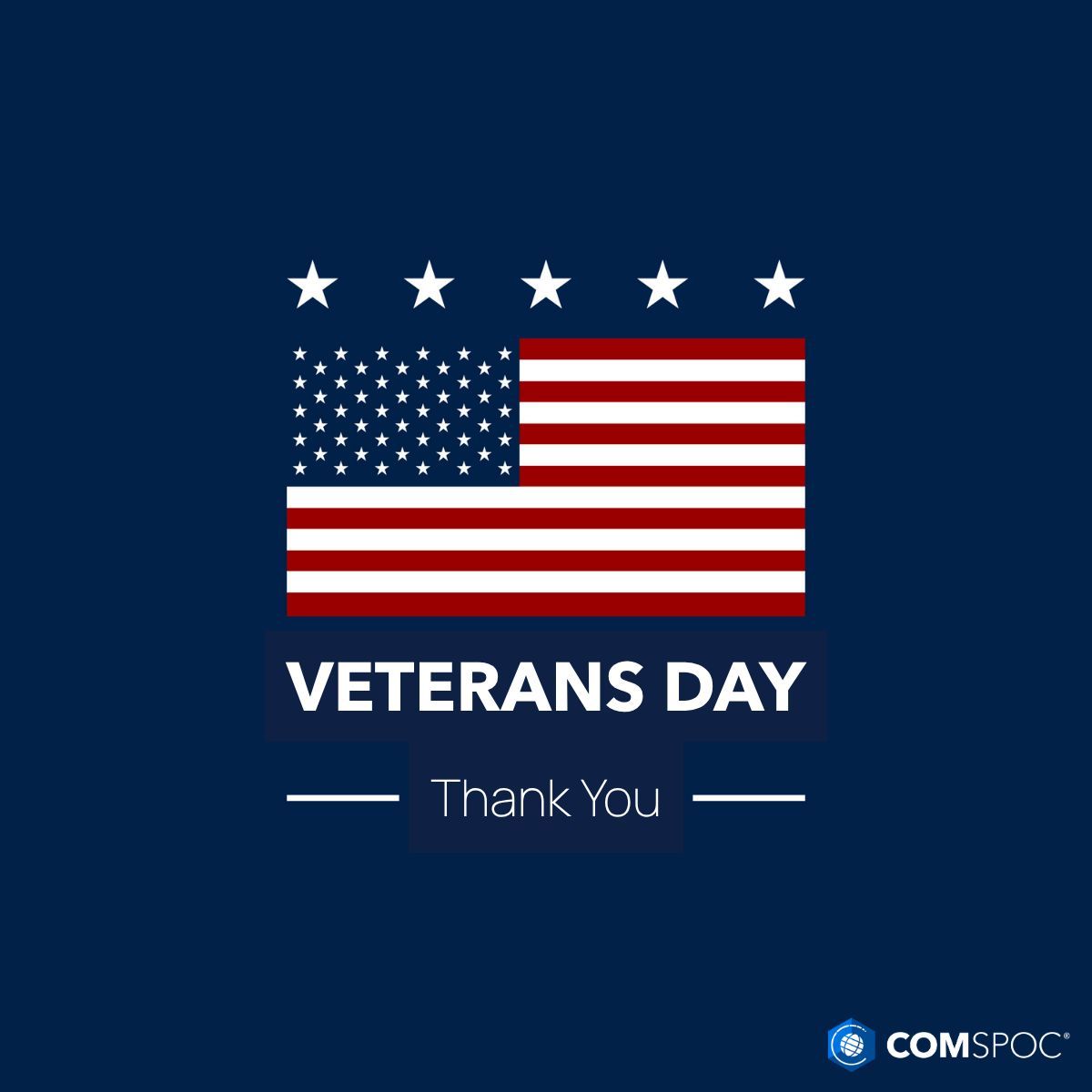 COMSPOC's tweet image. To every veteran, thank you for your service and the great sacrifices that come with it. Today our nation honors your steadfast defense of our freedom. 🇺🇸