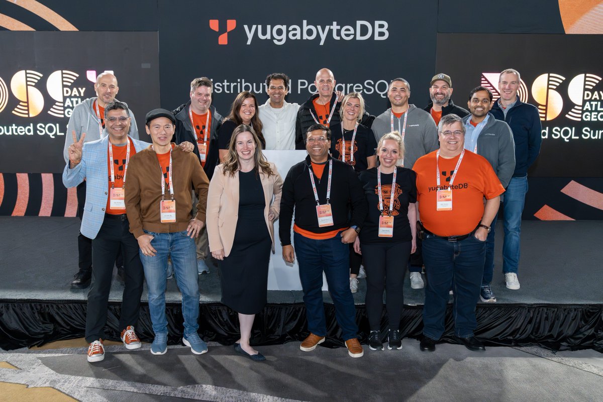 Yugabyte's tweet image. DSS 2025 might be over for another year (it was awesome!), but the @Yugabyte team is excited to be at #KubeCon + #CloudNativeCon in Atlanta this week!🔥

Visit booth #1030 for hands-on demos and cool swag, and chat with #YugabyteDB experts about modernizing your applications with…