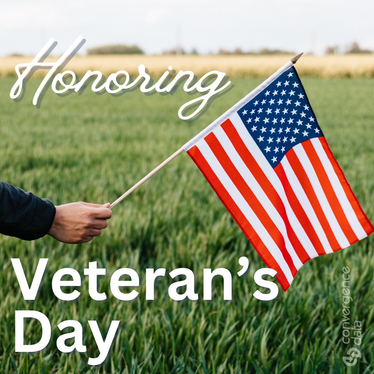 ConvergenceSaaS's tweet image. Today, we honor everyone who has fought for our country, both past and present.