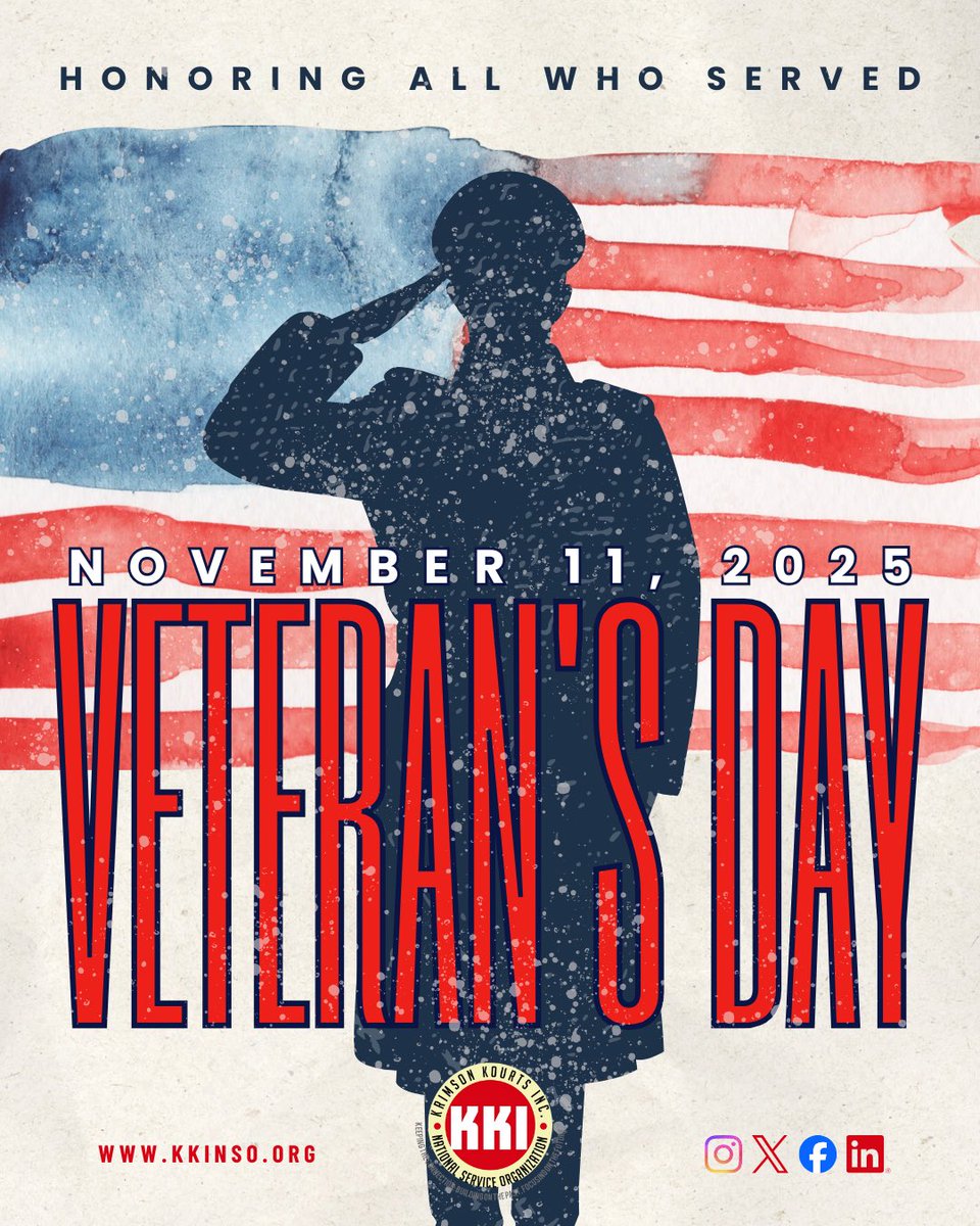 kkinso's tweet photo. Today we honor the brave men &amp; women who served our country with courage and strength.

K.K.I.N.S.O. salutes every veteran — especially our sisters &amp; families who’ve worn the uniform or stood beside those who did.

#KKINSO #KKIKares #YoSweet #VeteransDay2025 #Explore #FYP #Viral https://t.co/MByAAyYII3